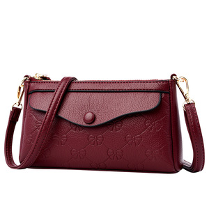 Women Branded Trend Hand Bag Female Causal Shoulder <b>Handbags</b> Embroidery Thread <b>Small</b> PU Leather Crossbody Bags - Product Image 2