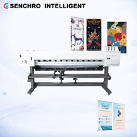 Impresora de Inyección de Tinta Eco-Solvente Senchro de Alta Calidad, 4 Colores CMYK, Flex Egg, Cabezal de Impresión I3200/XP600, 1800 mm, 23/h, Interior/Exterior