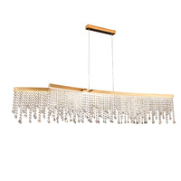 Lampadari di cristallo a Led per Villa ristorante camera da letto Post-moderna luce di lusso soggiorno lampada a sospensione in vetro creativo rotondo