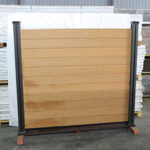 Nuevo Material <span class=keywords><strong>de</strong></span> Decoración, Panel <span class=keywords><strong>de</strong></span> <span class=keywords><strong>Valla</strong></span>, Paneles <span class=keywords><strong>de</strong></span> <span class=keywords><strong>Valla</strong></span> WPC para Exteriores - Product Image 2