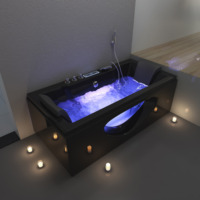 Baignoire autoportante de Massage à tourbillon Durable de 1700mm, bon marché