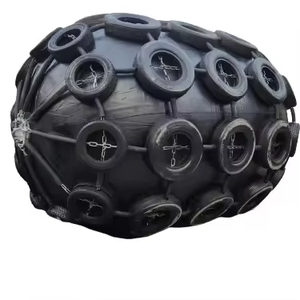 Buque marino Yokohama tipo 50Kpa 80Kpa guardabarros de goma neumática muelle defensa barco guardabarros con red de neumáticos - Product Image 1