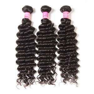 100% pieno di cuticole allineato vergine profondo fascio di capelli, capelli umani non trasformati vergine malesia capelli, vendita all'ingrosso di capelli vergini - Product Image 4