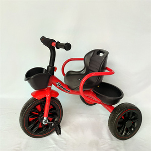 Triciclo <span class=keywords><strong>de</strong></span> plástico multifuncional para niños, triciclo <span class=keywords><strong>de</strong></span> tres ruedas, sin giro, coches y triciclos - Product Image 6