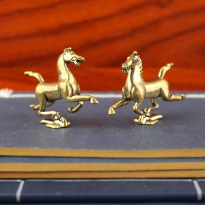 รูปปั้นม้าทองเหลือง ของตกแต่งบ้าน ของตกแต่งโต๊ะทำงาน <span class=keywords><strong>ม้า</strong></span>มงคล ของประดับสำนักงาน ของตกแต่งโต๊ะทำงาน - Product Image 4