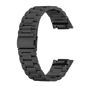Correa de <span class=keywords><strong>Reloj</strong></span> de Acero Inoxidable de <span class=keywords><strong>Alta</strong></span> Calidad, Ajustable y de Lujo, con Acabado en Negro, Oro Rosa, Plata y Oro para <span class=keywords><strong>Fitbit</strong></span> Charge 5/6 - Product Image 6