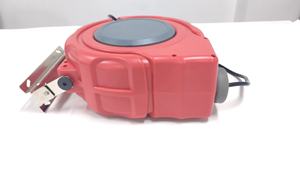 Enrouleur de câble Ethernet rétractable <span class=keywords><strong>mural</strong></span>/plafond de 15 <span class=keywords><strong>m</strong></span>ètres, 5-15P vers 5-15R, avec retour automatique par ressort et support - Product Image 5