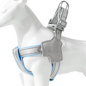 ナイロンペット犬ハーネスセット歩行反射ペット首輪小型犬用 - Product Image 2