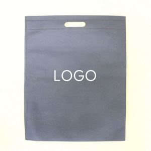 กระเป๋าถือปากแบนผ้าใยสังเคราะห์เป็นมิตรกับสิ่งแวดล้อมขนาดกลางปรับแต่งโลโก้ได้สำหรับโฆษณาในร้านเสื้อผ้า - Product Image 5