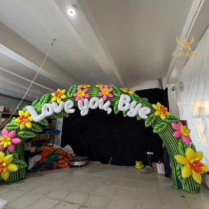 <span class=keywords><strong>Arche</strong></span> de ballons gonflables en forme de fleur de forêt pour la publicité des fleuristes - Product Image 6