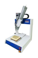 Machine de distribution automatique de colle à double plateforme de bureau BBA à 4 axes avec seringue de distribution rotative Robot de distribution de colle liquide