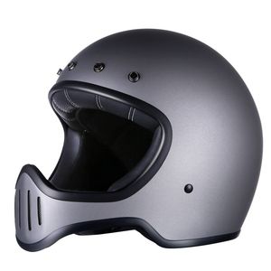 Casco de Motocicleta Retro Unisex Integral de Fibra de Vidrio para Hombre, Todas las Estaciones, Nuevo - Product Image 6
