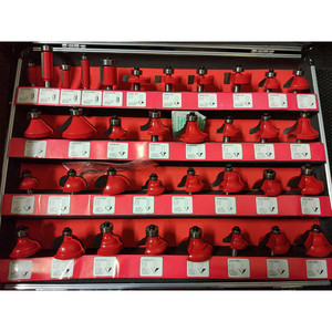 Carbide Tipped Router Bits 35 Piece Set 1/4 In Shank For Woodworking Milling Machines - Product Image 1