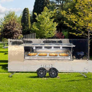Mobile Food Truck Catering Trailer Stainless Steel 13ft x 6.5ft GPS Tracking Outdoor Events Commercial Use - Product Image 3