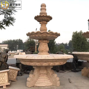 Fuente de Piedra Jiahua, Estilo Europeo, Columna con Recipiente de Agua, Decoración Duradera para Jardín Exterior - Product Image 3