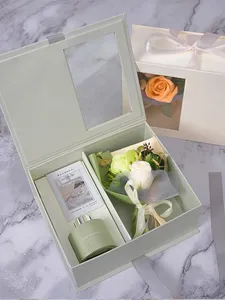 Low Price China Wholesale Luxury Cosmetics Practical Aromatherapy Gift Box Set With Ribbon