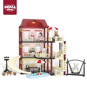 Koala Diary Kit <span class=keywords><strong>de</strong></span> jeu miniature en plastique ABS à construire soi-même <span class=keywords><strong>avec</strong></span> <span class=keywords><strong>piscine</strong></span> et toboggan pour enfants - Product Image 5