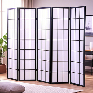 Panneau de séparation <span class=keywords><strong>en</strong></span> <span class=keywords><strong>bois</strong></span> réglable moderne du fabricant Paravent Paravent <span class=keywords><strong>pour</strong></span> la maison Bureau <span class=keywords><strong>Salon</strong></span> Mobilier général - Product Image 2