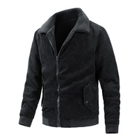 Veste en polaire double face pour homme d'hiver, costume de baseball, veste décontractée, mode masculine