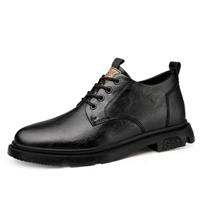 Zapatos Casuales Retro de Estilo Británico para Hombre, Primavera Verano, para Todas las Temporadas, de Cuero, de Punta Ancha, con Aumento de Altura Invisible de 8 cm - Product Image 6