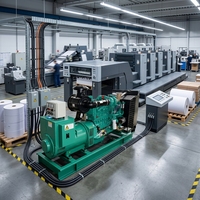 Groupe électrogène diesel triphasé certifié Euro3 de 250KW, 300KW, 350KW, 400KW, 450KW, 500KW, 625KVA pour utilisation intensive en Afrique