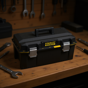 Caja de Herramientas Stanley Fatmax de 20 Pulgadas en Negro con Cierres y Asa para Almacenamiento y Transporte - Product Image 3