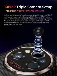 Smartphone WP55 Ultra-Hot con Imaging Avanzato, Batteria 11000mAh, 12GB+512GB, 120Hz, Fotocamera Posteriore 108MP, Frontale 32MP, Android 15 - Product Image 5