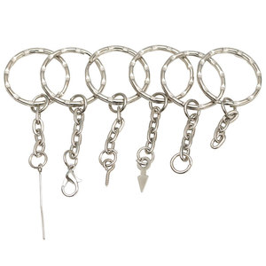 2.5cm kim loại dập nổi <span class=keywords><strong>Keychain</strong></span> loạt thủ công Phụ kiện tự làm mạ điện dễ thương <span class=keywords><strong>Carabiner</strong></span> Móc khóa bán buôn - Product Image 1