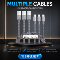 Câble USB-A vers Type C tressé en nylon, 1 m, vente directe usine, prix bas, transmission de données haute vitesse, certifié