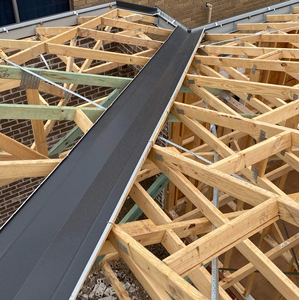 Clignotant de toit en métal W de calibre 26, résistant à la corrosion, largeur 24 pouces - Product Image 4