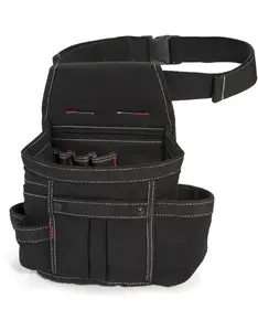 2021 Nieuwe 5-Pocket Enkele Side Tool Belt Pouch Duurzaam Canvas Bouw Verstelbare Riem Voor Custom Fit