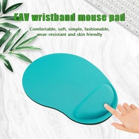 Repose-poignet pour souris en cuir PU et mousse à mémoire de forme EVA, coloré, antidérapant, confortable, ergonomique, pour le gaming et le bureau, vente en gros à prix réduit