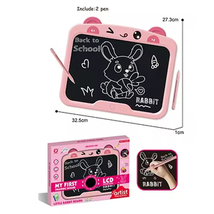Çocuk bulmaca eğitim interaktif oyun oyuncaklar ayı dinozor tavşan ördek hayvan eğlenceli LCD çizim tahtası oyuncaklar yazma tableti çocuklar için - Product Image 1