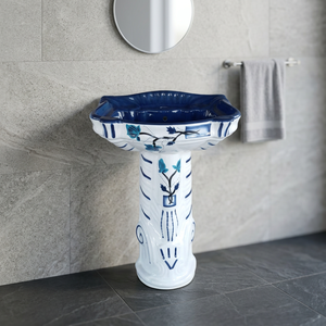 Vistaar Sterling – Meuble-vasque rond en céramique avec garantie de 5 ans, facile à nettoyer, articles sanitaires - Product Image 3