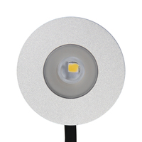 VST 12V Mini LED Luminaire d'armoire encastré pour meubles Spot sous armoire Showcase Downlight Silver