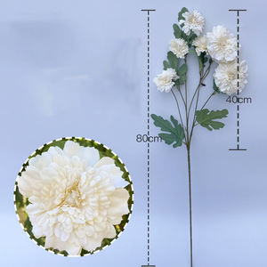 Nuevo <span class=keywords><strong>Ramo</strong></span> de Flores Artificiales de Gerbera de 6 Cabezas, Arreglos de Crisantemos, <span class=keywords><strong>Ramo</strong></span> de Flores para Decoración de Bodas - Product Image 4