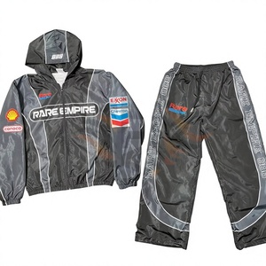 Conjunto Deportivo Personalizado para Hombre, Estilo Racing, Chaqueta Cortavientos y Pantalones, Transpirable, Venta al Por Mayor - Product Image 1