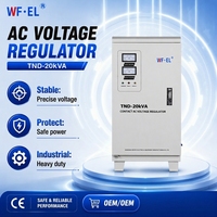 Stabilisateur de tension automatique monophasé haute précision WF.EL SVC(TND)-20KVA en cuivre pour usage domestique CE