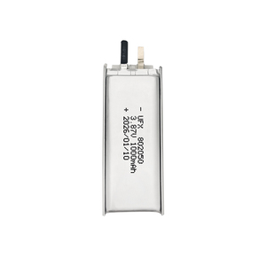 고용량 충전식 3.87V UFX 802050 1000mAh 리튬 폴리머 배터리 MSDS 파우치 리튬 이온 배터리 리포 셀 OEM/ODM - Product Image 1