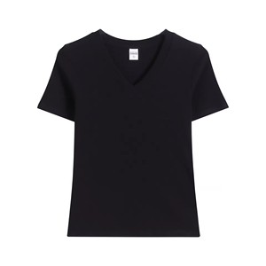 Fabricants de vêtements – Nouveauté : T-shirt décontracté à manches courtes et col en V pour homme, en polyester/coton 230 grammes, idéal pour l'été - Product Image 1