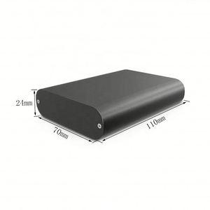 EBM Electronic Control Box Enclosures Customization Aluminium Case <b>Sandblasting</b> Finish IP54 Protection Power Amplifiers Housing - Product Image 1