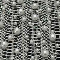 Tissu en dentelle de luxe romantique et écologique avec perles et paillettes pour chaussures et sacs – Vente en gros