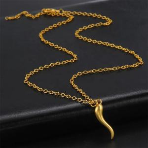 Collana di corno italiano fortunato per le donne degli uomini buona fortuna amicizia e sogno collana ciondolo gioielli <span class=keywords><strong>regali</strong></span> - Product Image 6