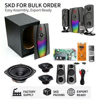 Altavoz para Juegos 2.1 con Luz RGB, Subwoofer Multimedia para Computadora