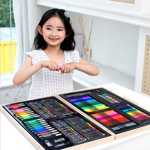 180 pièces de fournitures de <span class=keywords><strong>pastel</strong></span> à l'huile pour artistes débutants, enfants, outils de <span class=keywords><strong>dessin</strong></span>, kit d'art - Product Image 4