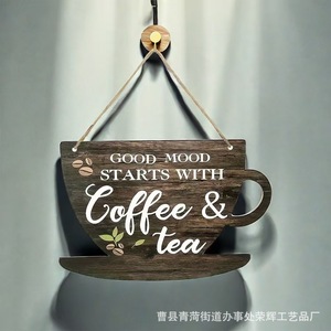 Panneau mural en bois en forme de tasse à café, style rustique, décoration d'intérieur, en pin, forme irrégulière, pièce unique - Product Image 5