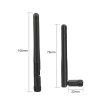 Router Inalámbrico 2.4GHz con Antena WiFi de Conector Roscado, 5dBi de Alta Ganancia, Tipo Omni Rubber Duck para AP, Cámara, Módem, OEM Personalizado