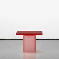 Neues Design Kreativität Rosa Matt Acryl Couch tisch Heimgebrauch Villa Wohnzimmer Acryl Beistell tisch