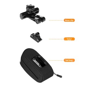 Bolsa Trasera de Sillín para Bicicleta de Carretera con Liberación Rápida, Soporte Ajustable, Capacidad 03L, Resistente al Agua, Embalaje en Caja, Ciclismo - Product Image 1