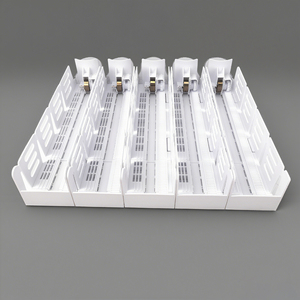 Système automatique de poussoir d'étagère à ressort pour boissons Poussoir d'étagère pour bouteilles d'épicerie en gros - Product Image 1